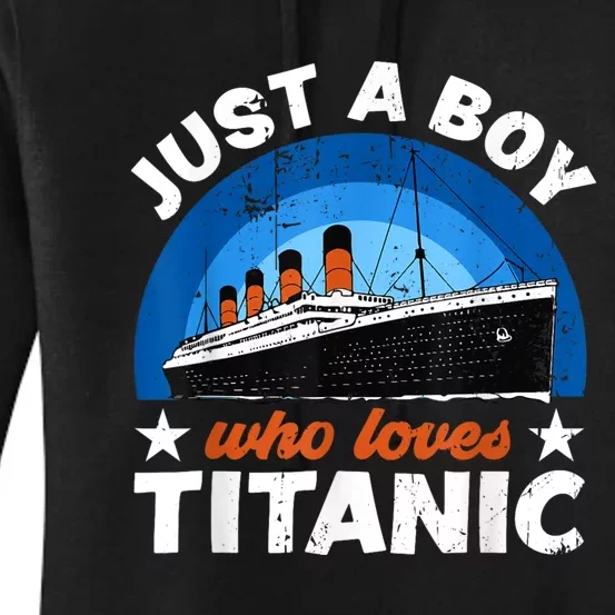 For Boy S Who Just Love The Rms Titanic Women's Pullover Hoodie