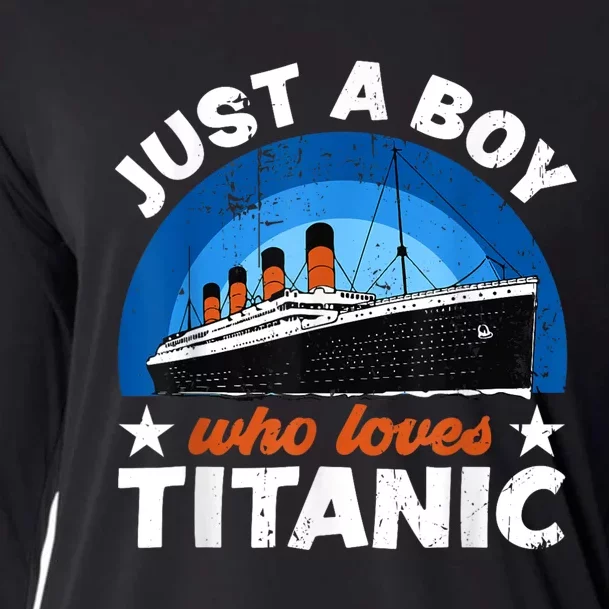 For Boy S Who Just Love The Rms Titanic Cooling Performance Long Sleeve Crew