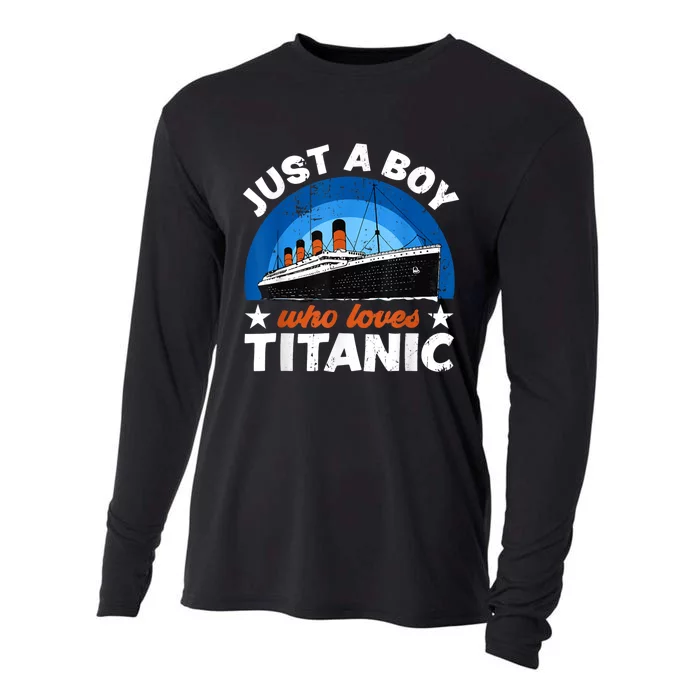 For Boy S Who Just Love The Rms Titanic Cooling Performance Long Sleeve Crew