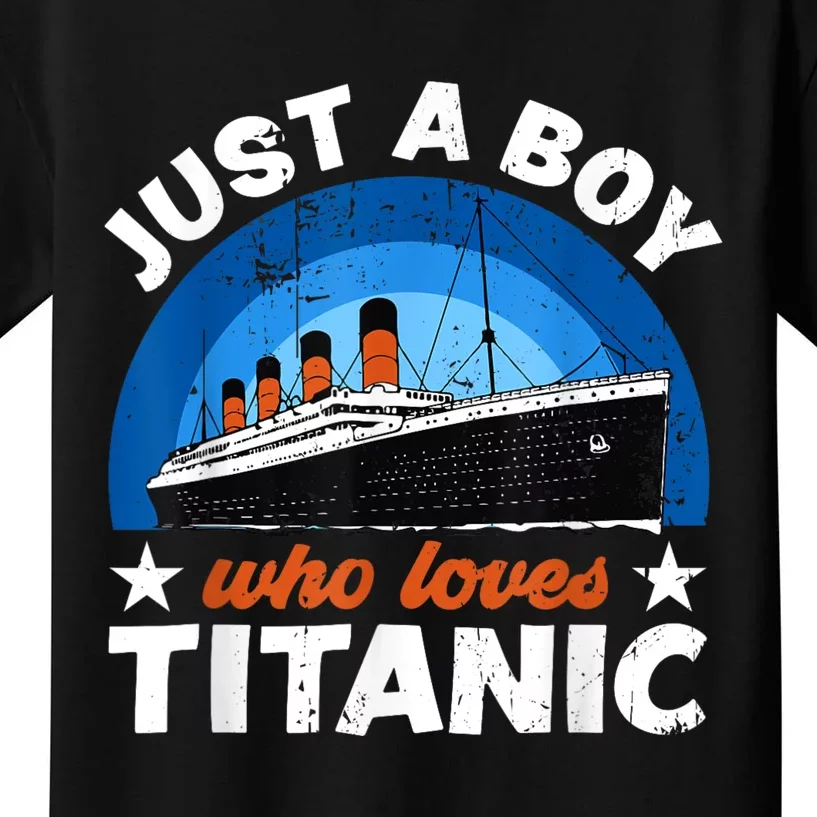 For Boy S Who Just Love The Rms Titanic Kids T-Shirt