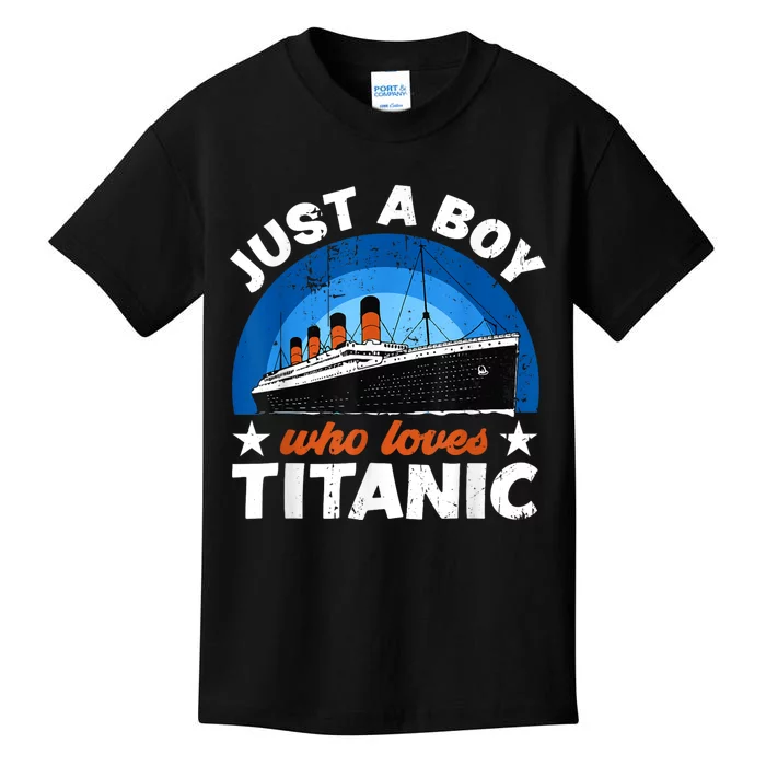 For Boy S Who Just Love The Rms Titanic Kids T-Shirt