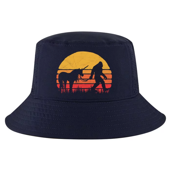 Funny Bigfoot / Sasquatch And Unicorn Gift Believe! Cool Comfort Performance Bucket Hat