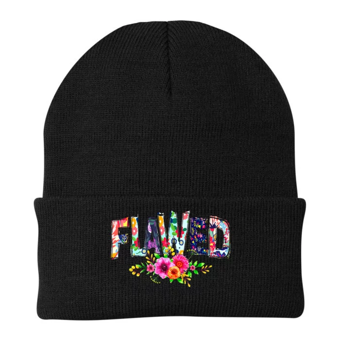 Flawed But Still Worthy Redeemed And Forgiven Christian Knit Cap Winter Beanie