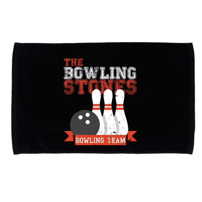 Funny Bowling Stones - Bowl Sports Team Microfiber Hand Towel