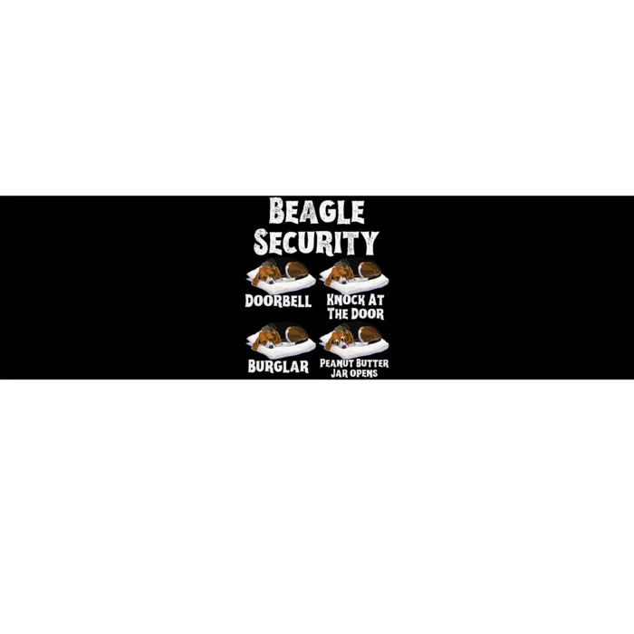 Funny Beagle Security Dog Lover animal Bumper Sticker