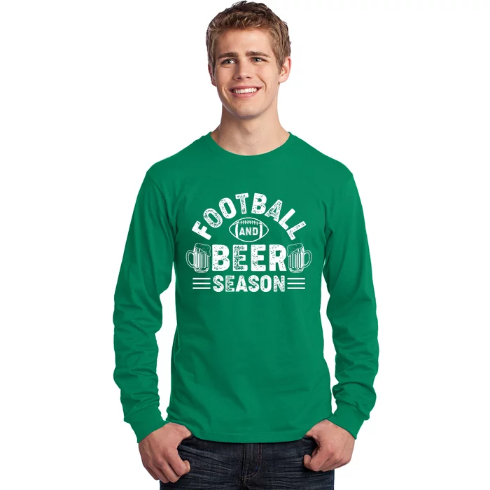 Football & Beer Season Long Sleeve Shirt