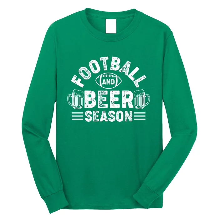 Football & Beer Season Long Sleeve Shirt