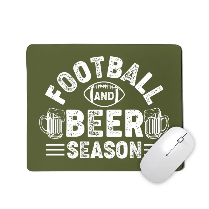 Football & Beer Season Mousepad