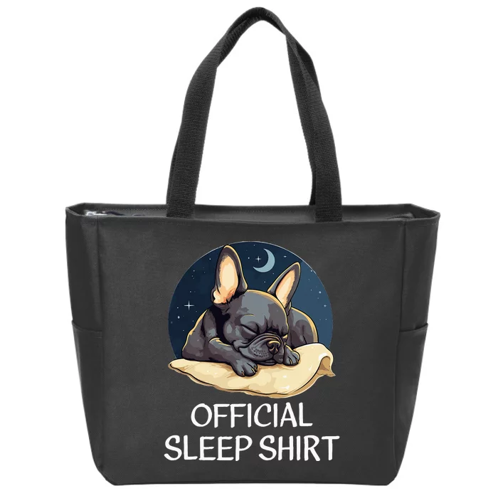 French Bulldog Sleep For Frenchie Lover Zip Tote Bag