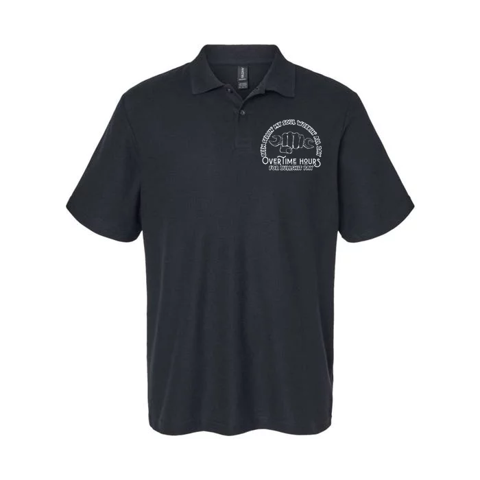 Funny Been Sellin My Soul Workin All Day Overtime Hours Softstyle Adult Sport Polo