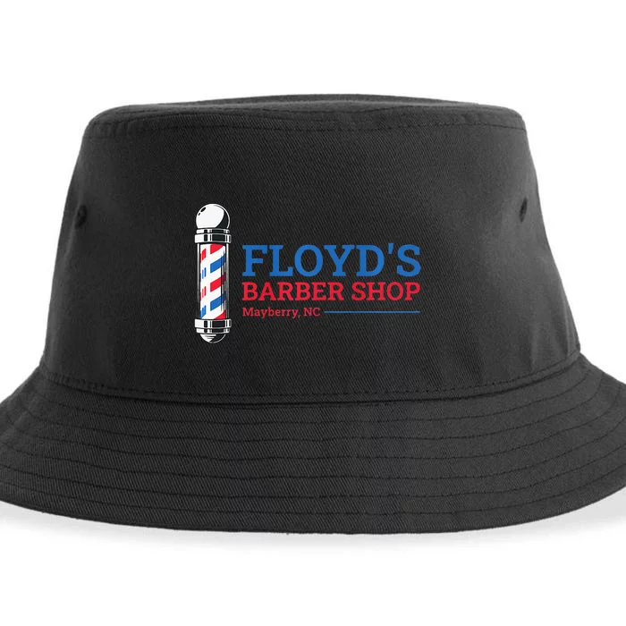 Floyds Barber Shop Mayberry North Carolina Sustainable Bucket Hat