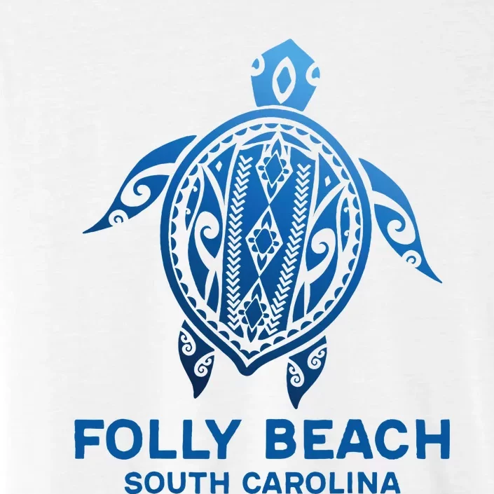 Folly Beach South Carolina Tattoo Blue Sea Turtle Souvenirs ChromaSoft Performance T-Shirt