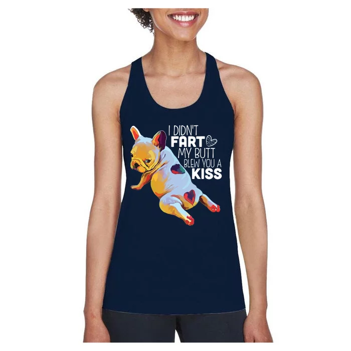 French Bulldog Shirts Funny Women's Racerback Tank