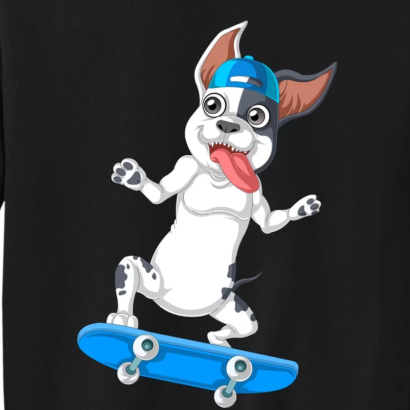 French Bulldog Skateboarding Sweatshirt