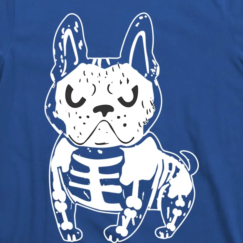 French Bulldog Skeleton Ghost Halloween Costume Gift T-Shirt