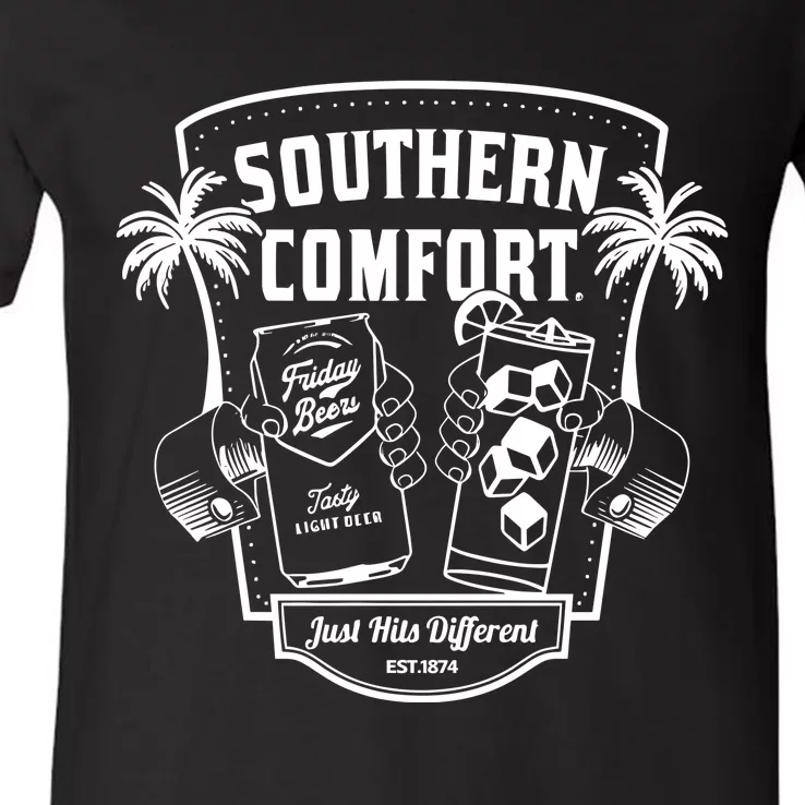 Friday Beers Southern V-Neck T-Shirt