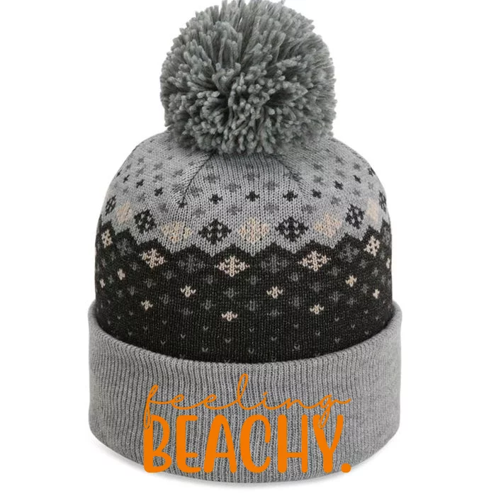 Feeling Beachy Summer Vacation The Baniff Cuffed Pom Beanie