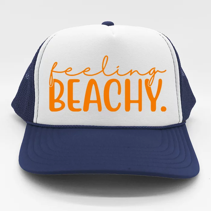 Feeling Beachy Summer Vacation Trucker Hat