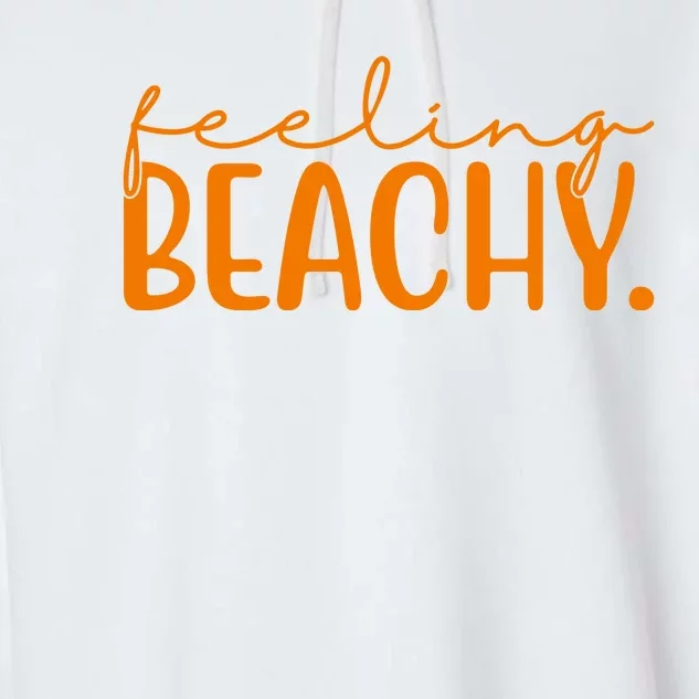 Feeling Beachy Summer Vacation Garment-Dyed Fleece Hoodie