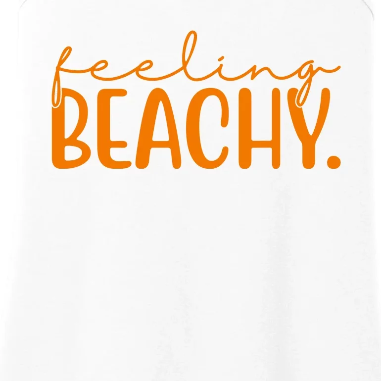 Feeling Beachy Summer Vacation Ladies Essential Tank