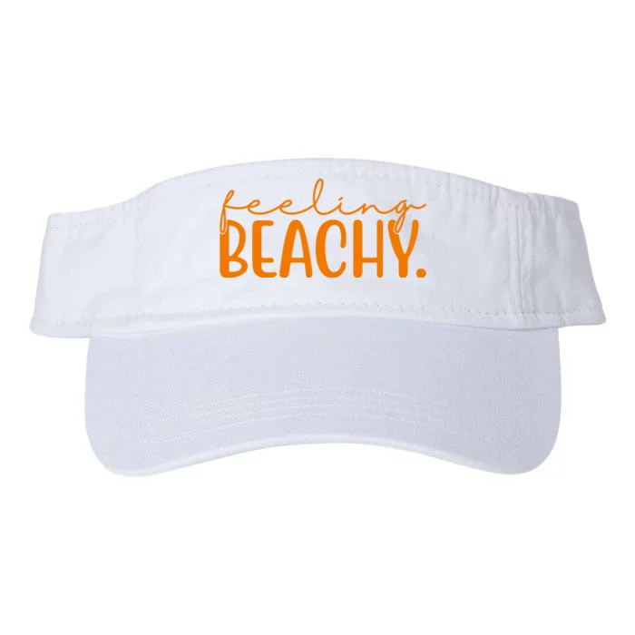 Feeling Beachy Summer Vacation Valucap Bio-Washed Visor