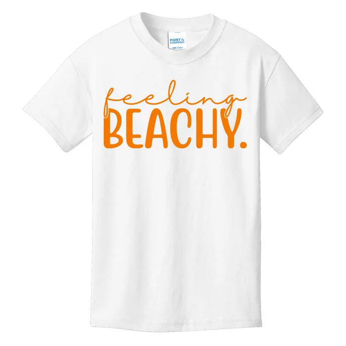 Feeling Beachy Summer Vacation Kids T-Shirt