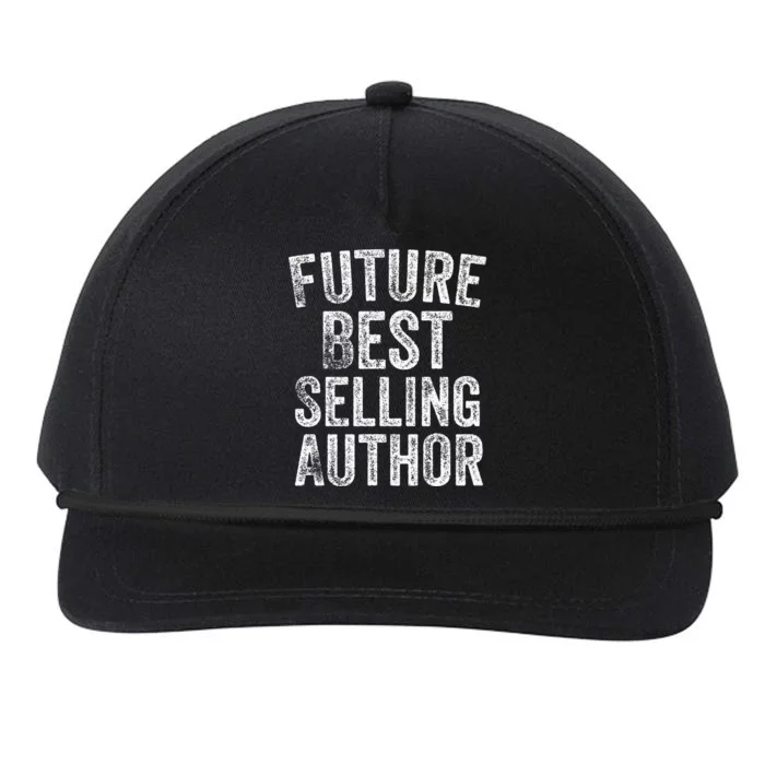 Future Best Selling Author Poetry Gifts For Writers Poets Snapback Five-Panel Rope Hat