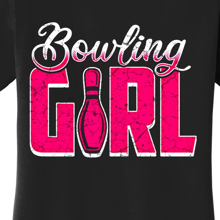 Funny Bowl Sports Bowling Gift Women's T-Shirt