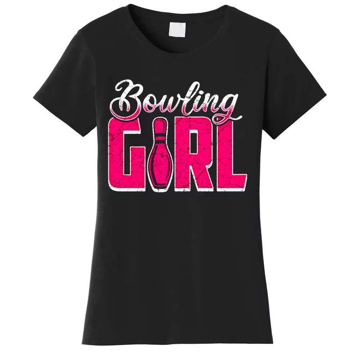 Funny Bowl Sports Bowling Gift Women's T-Shirt