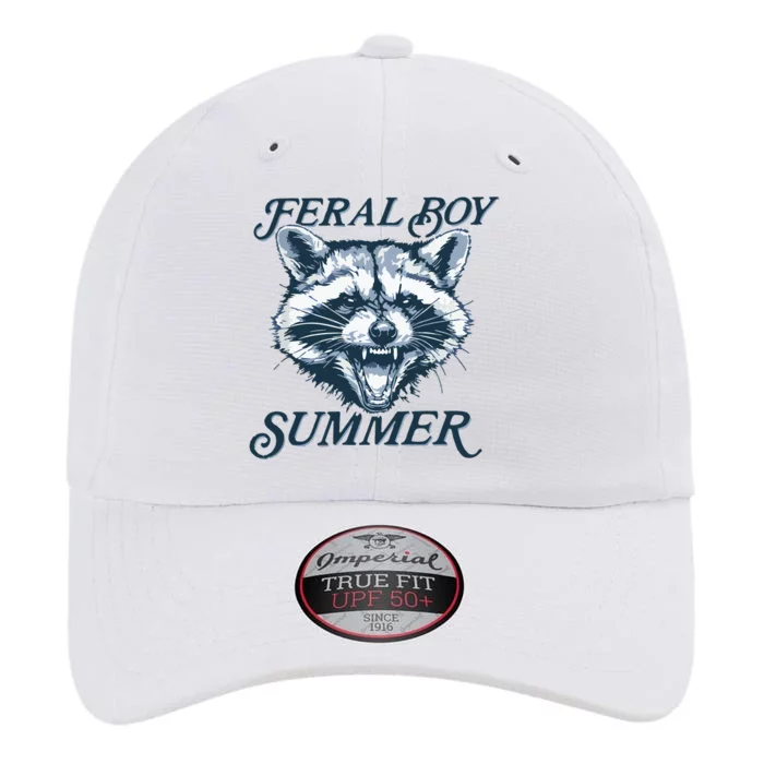 Feral Boy Summer Funny Raccoon Meme Trash Panda Raccoon The Original Performance Cap