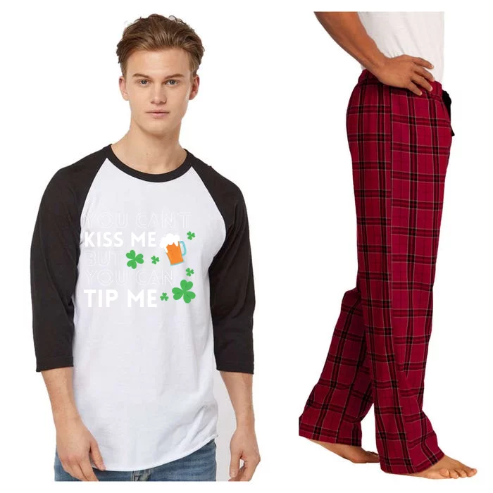 Funny Bartender St Patricks Day Waiter Waitress Server Gift Raglan Sleeve Pajama Set