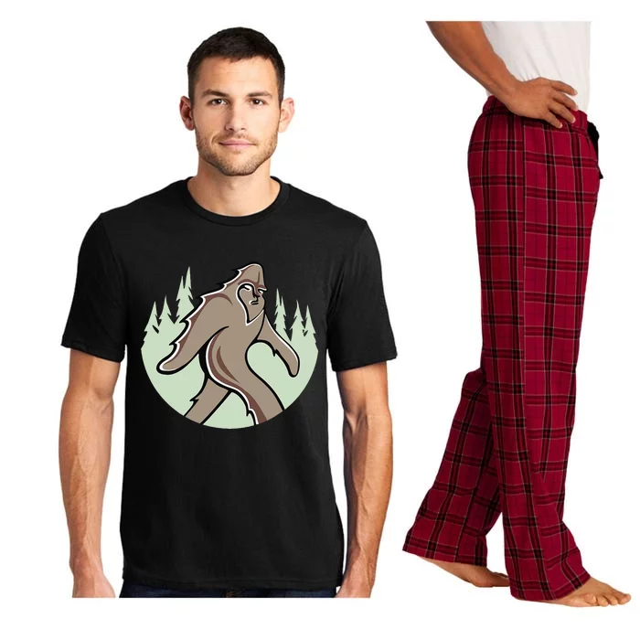 Funny Bigfoot Sasquatch Art Pajama Set