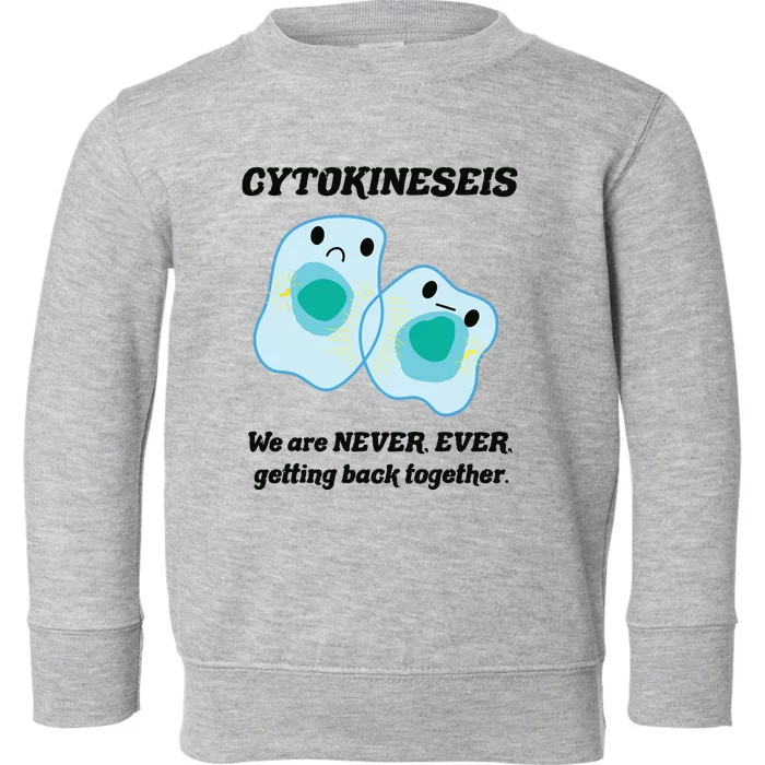 Funny Biology Science Biology Teacher Gift Idea Toddler Sweatshirt