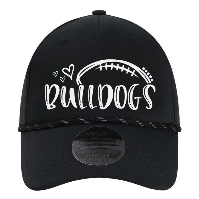 Football Bulldogs School Sports Fan Team Spirit Performance The Dyno Cap