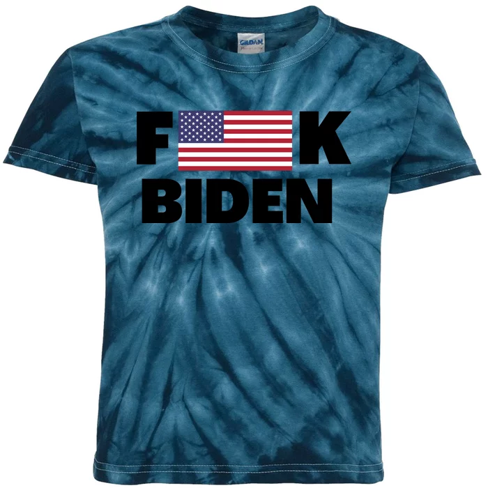 Fjb, Bare Shelves, Fuck Biden, Joe Biden Sucks Kids Tie-Dye T-Shirt