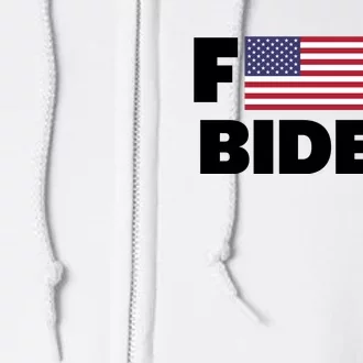 Fjb, Bare Shelves, Fuck Biden, Joe Biden Sucks Full Zip Hoodie