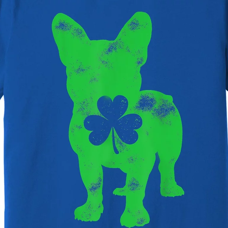 French Bulldog St Patricks Day Boys Girls Shamrock Dog Lover Premium T-Shirt