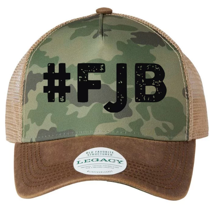 Funny Bare Shelves Biden E Parody Logo #Fjb Legacy Tie Dye Trucker Hat