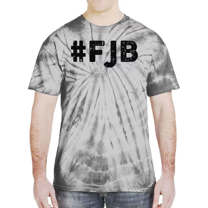 Funny Bare Shelves Biden E Parody Logo #Fjb Tie-Dye T-Shirt