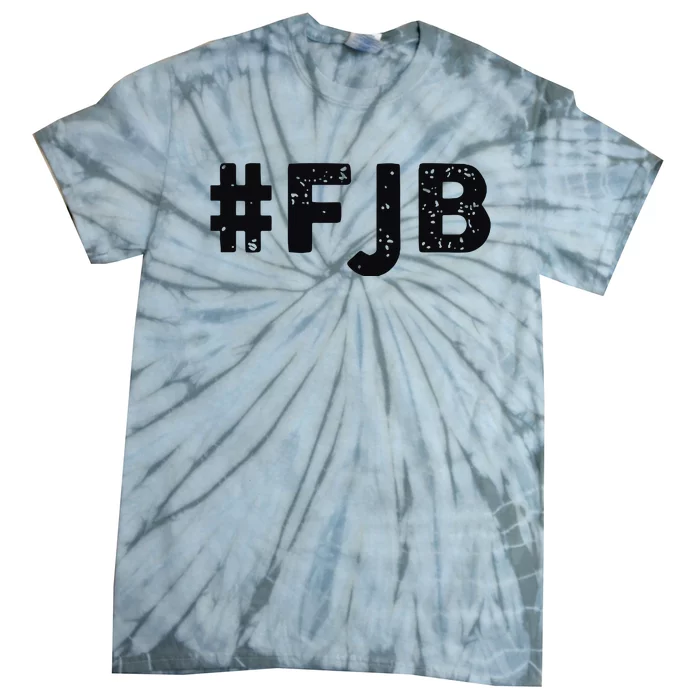 Funny Bare Shelves Biden E Parody Logo #Fjb Tie-Dye T-Shirt