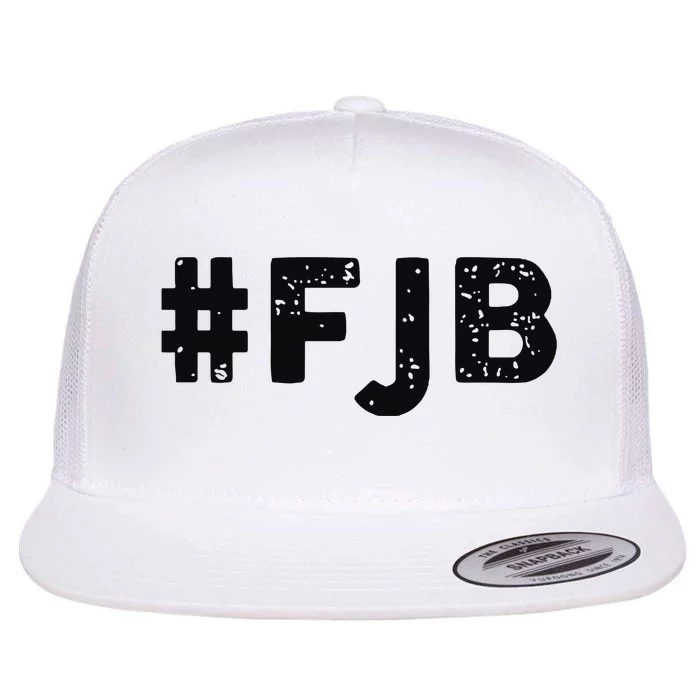 Funny Bare Shelves Biden E Parody Logo #Fjb Flat Bill Trucker Hat