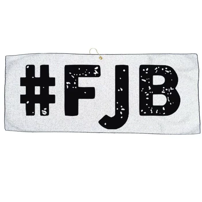 Funny Bare Shelves Biden E Parody Logo #Fjb Large Microfiber Waffle Golf Towel