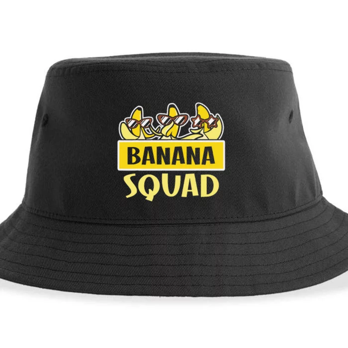 Funny BANANA SQUAD Halloween Costume Sustainable Bucket Hat