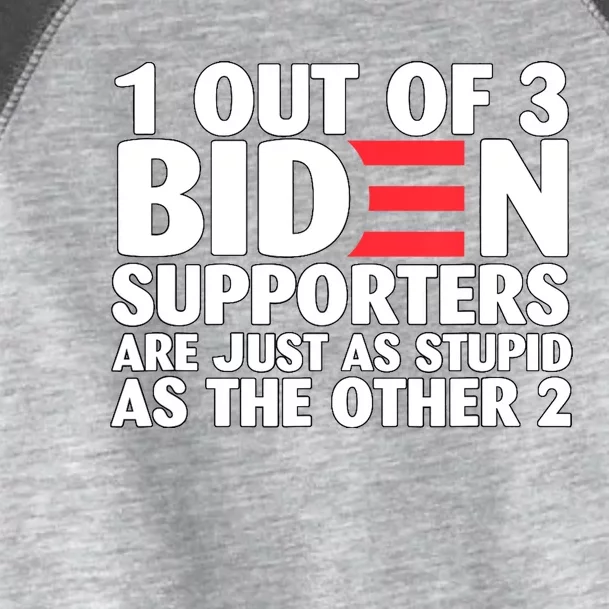 Funny Biden Supporters Are Just As Stupid Gift Toddler Fine Jersey T-Shirt