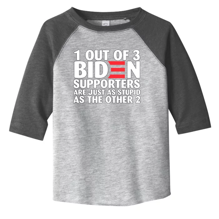 Funny Biden Supporters Are Just As Stupid Gift Toddler Fine Jersey T-Shirt