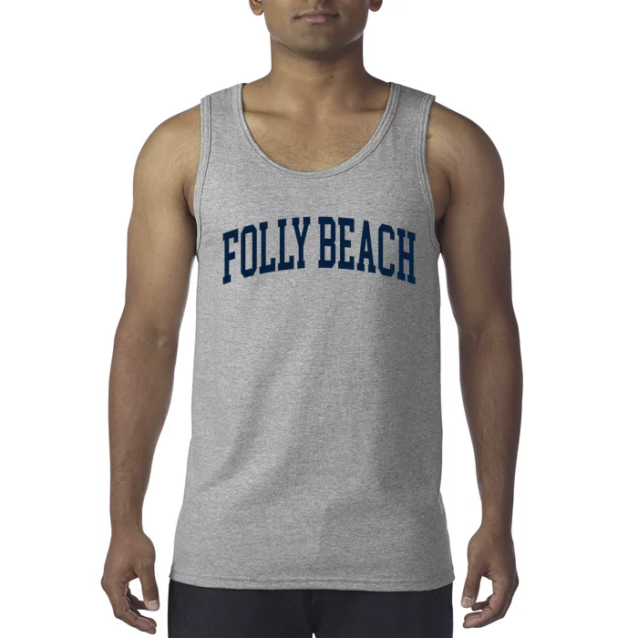 Folly Beach South Carolina Souvenir Tank Top