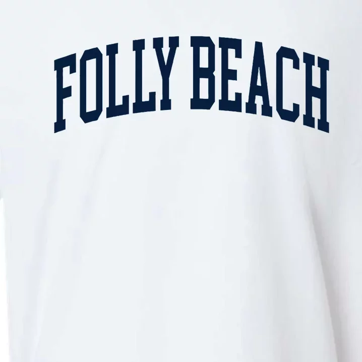 Folly Beach South Carolina Souvenir Sueded Cloud Jersey T-Shirt