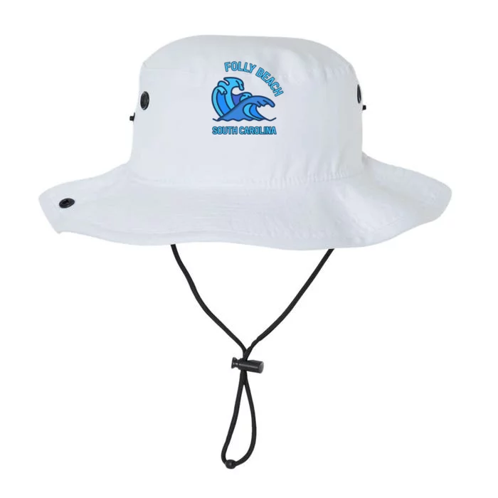 Folly Beach South Carolina Pocket Wave Souvenir Legacy Cool Fit Booney Bucket Hat