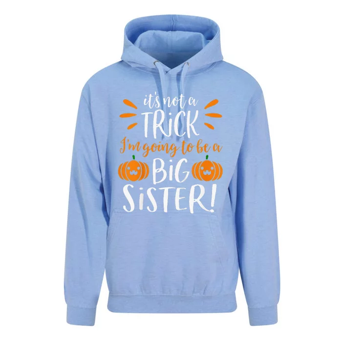 Funny Big Sister Halloween Pregnancy Announcement Pumpkin Unisex Surf Hoodie