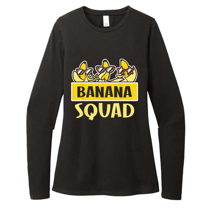 Funny BANANA SQUAD That’s Bananas Halloween Costume Womens CVC Long Sleeve Shirt